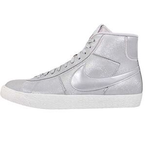Nike Blazer MID Cut Out PRM, WOLF GREY/WOLF GREY-LT BS GREY Silver Sneakers